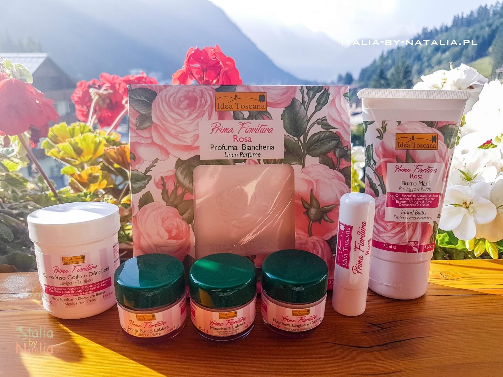 Kosmetyki naturalne z różą Idea Toscana