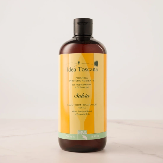Refill do zapachu z patyczkami Salvia 500ml - Idea Toscana by biolinea.pl