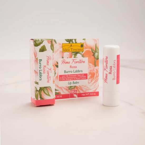Ochronny balsam do ust w sztyfcie Rosa Idea Toscana by Biolinea.pl